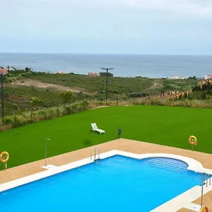 Small Oasis Nelson Mandela With Sea View, Two Bedrooms, Parking, Terrace And Pool , Manilva España
